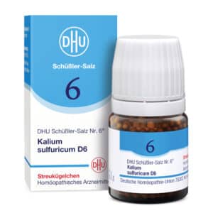 DHU Schüssler-Salz Nr. 6  Kalium sulfuricum D 6 Globuli Tabletten