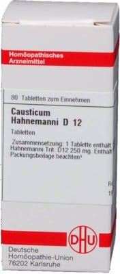 CAUSTICUM HAHNEMANNI D 12 Tabletten