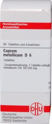 CUPRUM METALLICUM D 6 Tabletten