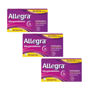 Allegra Allergietabletten 3er Set