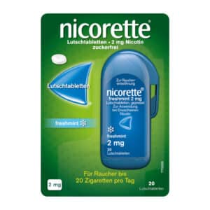 nicorette® 2 mg Nikotinlutschtabletten freshmint