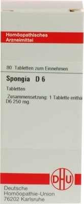 SPONGIA D 6 Tabletten